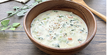 しろ菜とツナのクリーム煮