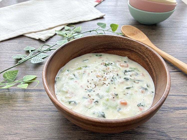 しろ菜とツナのクリーム煮
